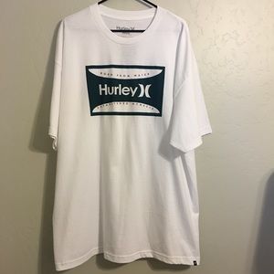 BNWT MEN’S HURLEY WHITE TSHIRT! Size XXL!